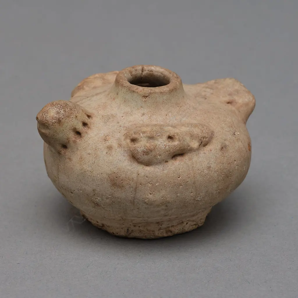 Stoneware bottle – Sawankhalok - 13th - 16thC, Image 1++